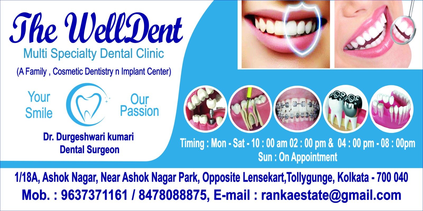 Patient with beautiful smile after treatment